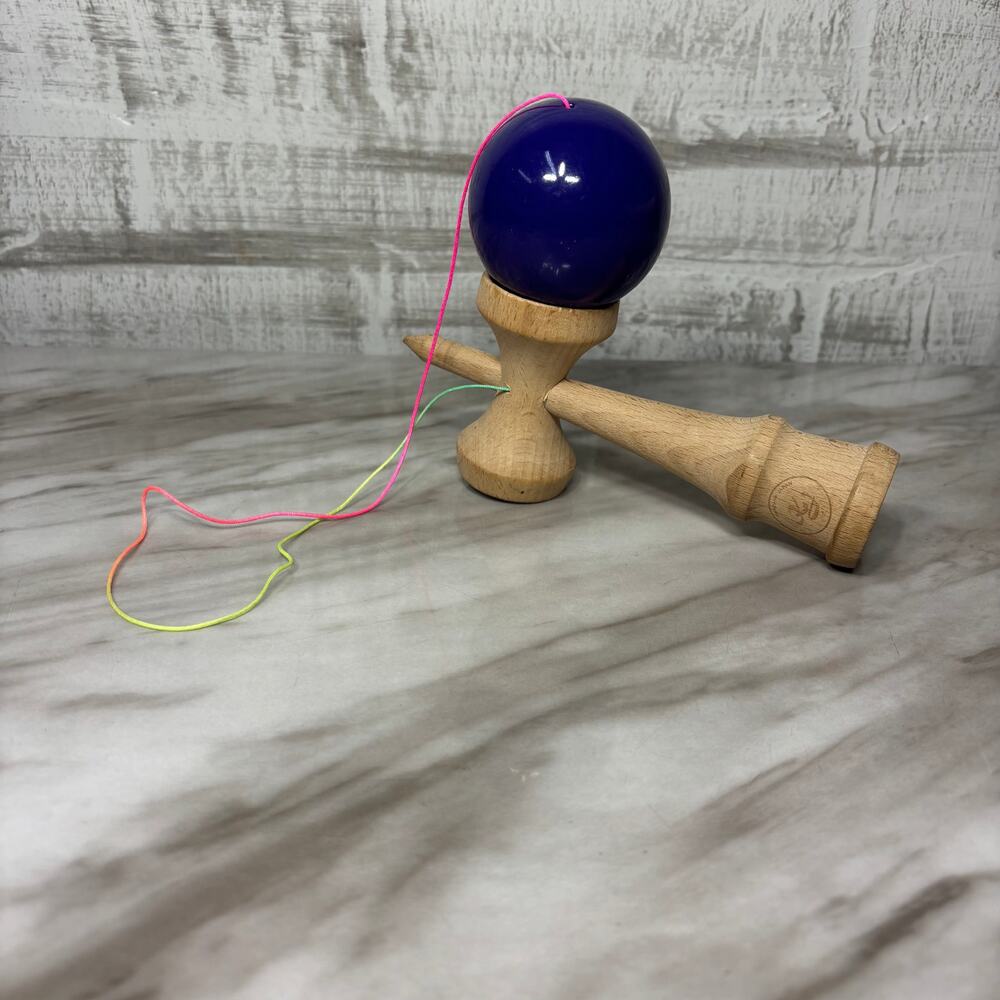 Ozora Wooden Kendama with Dark Blue Ball Japan